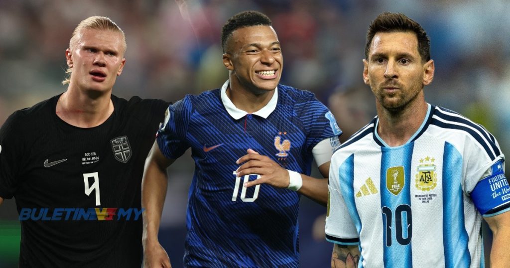 Messi, Haaland, dan Mbappe